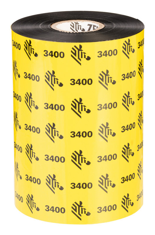 Taśma termiczna Zebra 3400 High Performance Wax-Resin 03400BK08345
