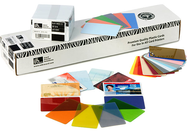 Karty PVC Zebra Premier 104523-174, 40 mil, 350 szt.