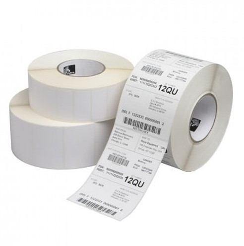 Etykiety Zebra SAMPLE17401R, 76 × 25 mm, rolka 100 szt.